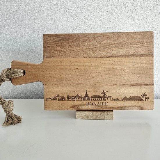 Planche à boissons en bois de hêtre Skyline Bonaire 20 cm