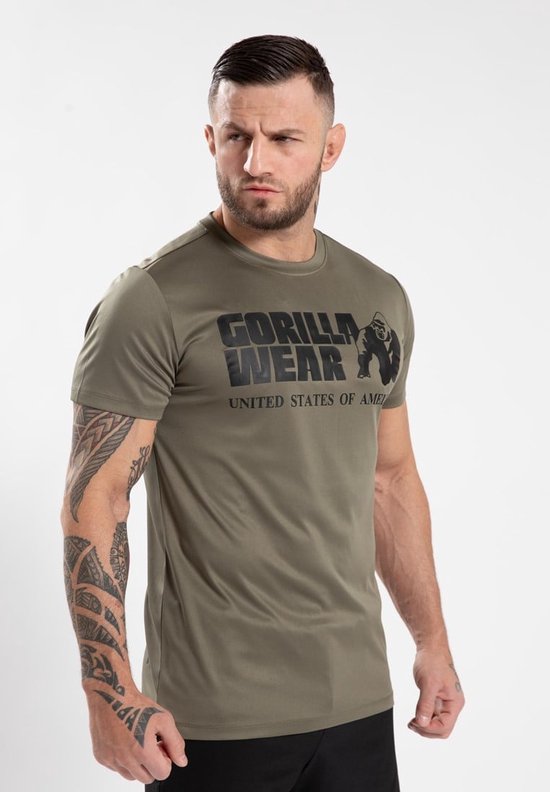 T-shirt d'entraînement Classic Gorilla Wear - Vert armée - M