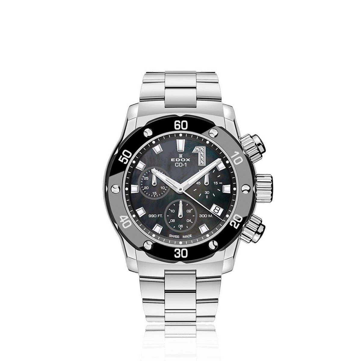 Edox - 10255 3M NANDN - Polshorloge - Dames - Kwarts - CO-1 Chronolady