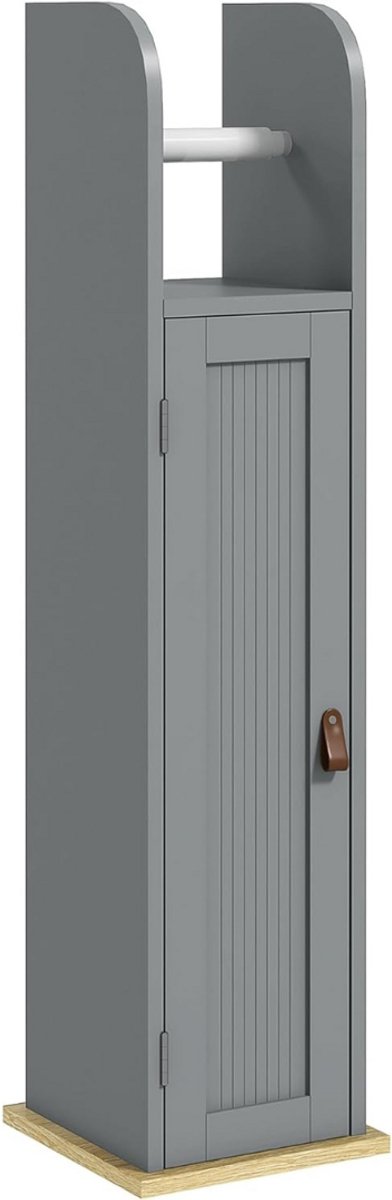 ApexArte® Badkamerkasten Hoog - Toilet Kastje Staand - Badkamerkastje