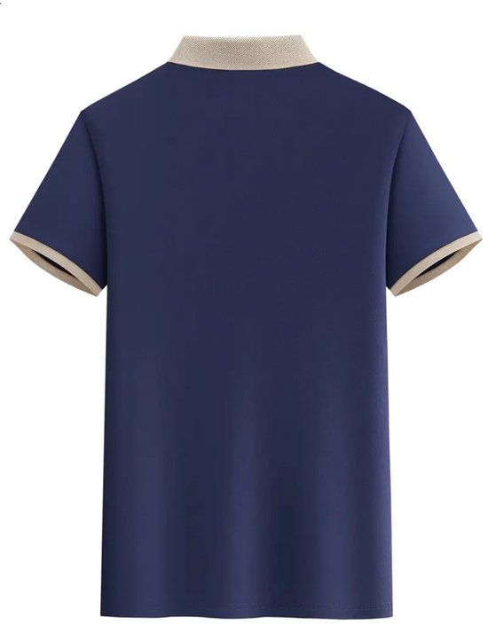 Bovista Golf Shirt Heren - T-shirt - Golfkleding - Golfen - Golf Accessoires - Polo Shirt - Marineblauw - Maat XXL van Bovista — afbeelding 2