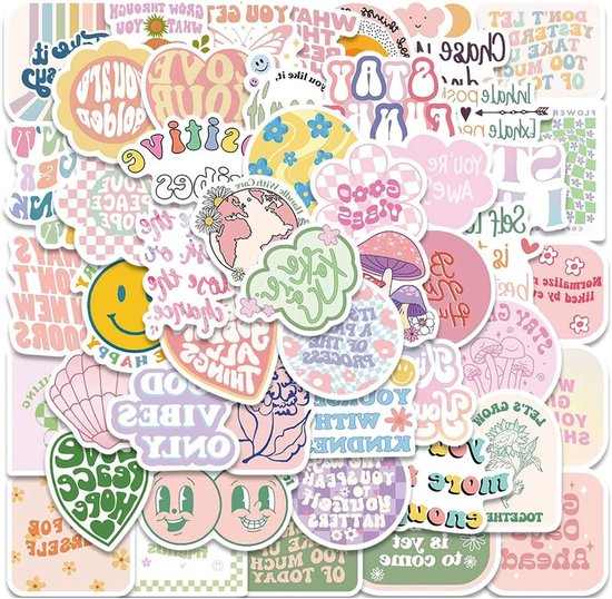 120 stuks PET, waterdichte bloemenstickers, transparante plantenstickers, vintage kleurrijke bloemenstickers voor scrapbook, fotoalbum, dagboeken, kaarten