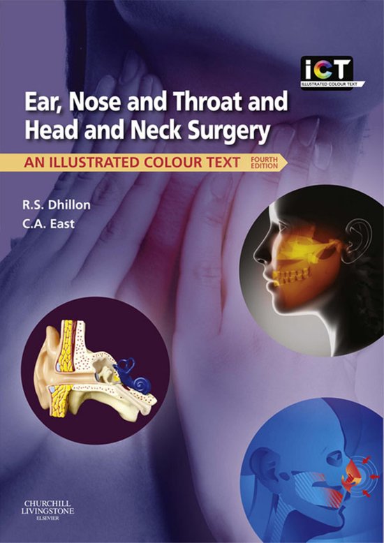 Illustrated Colour Text - Ear, Nose and Throat and Head and  ... - cover