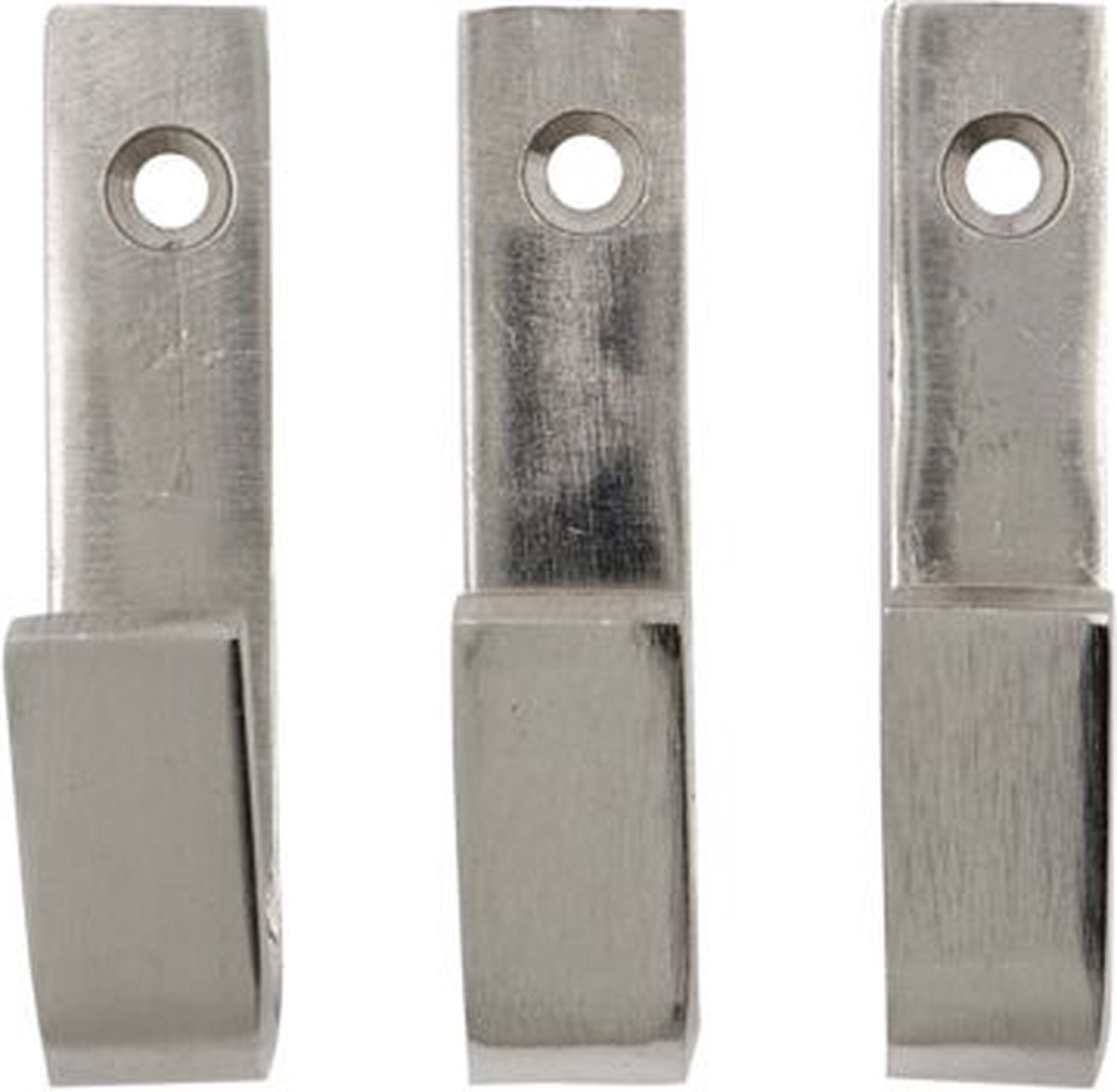 Haak Bath zilver - 3 stuks