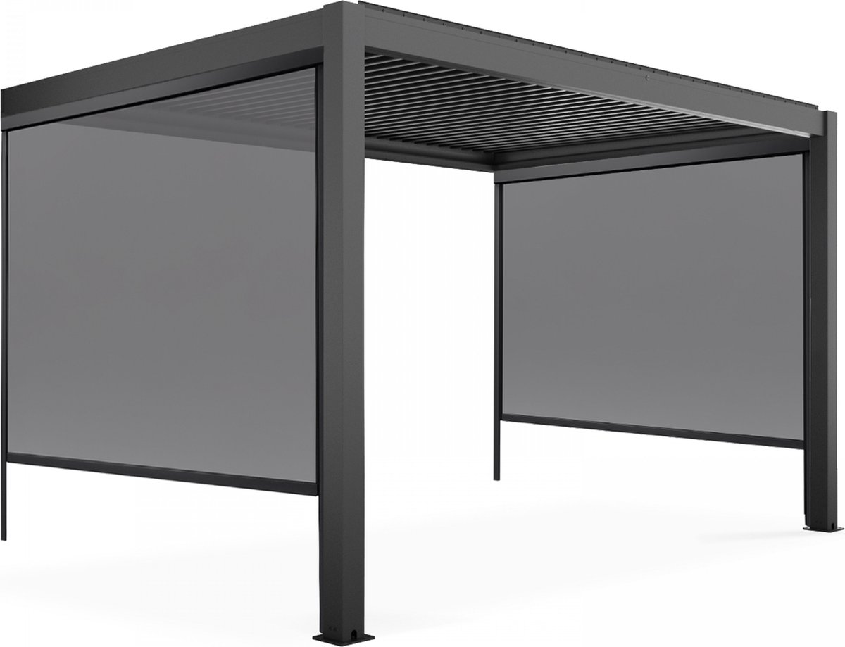 Oviala - Bioklimatologische pergola van 3x4m met 2 zonneschermen van 266x234m - Oia