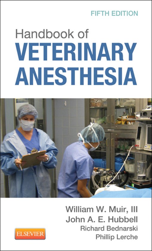 Handbook of Veterinary Anesthesia - cover
