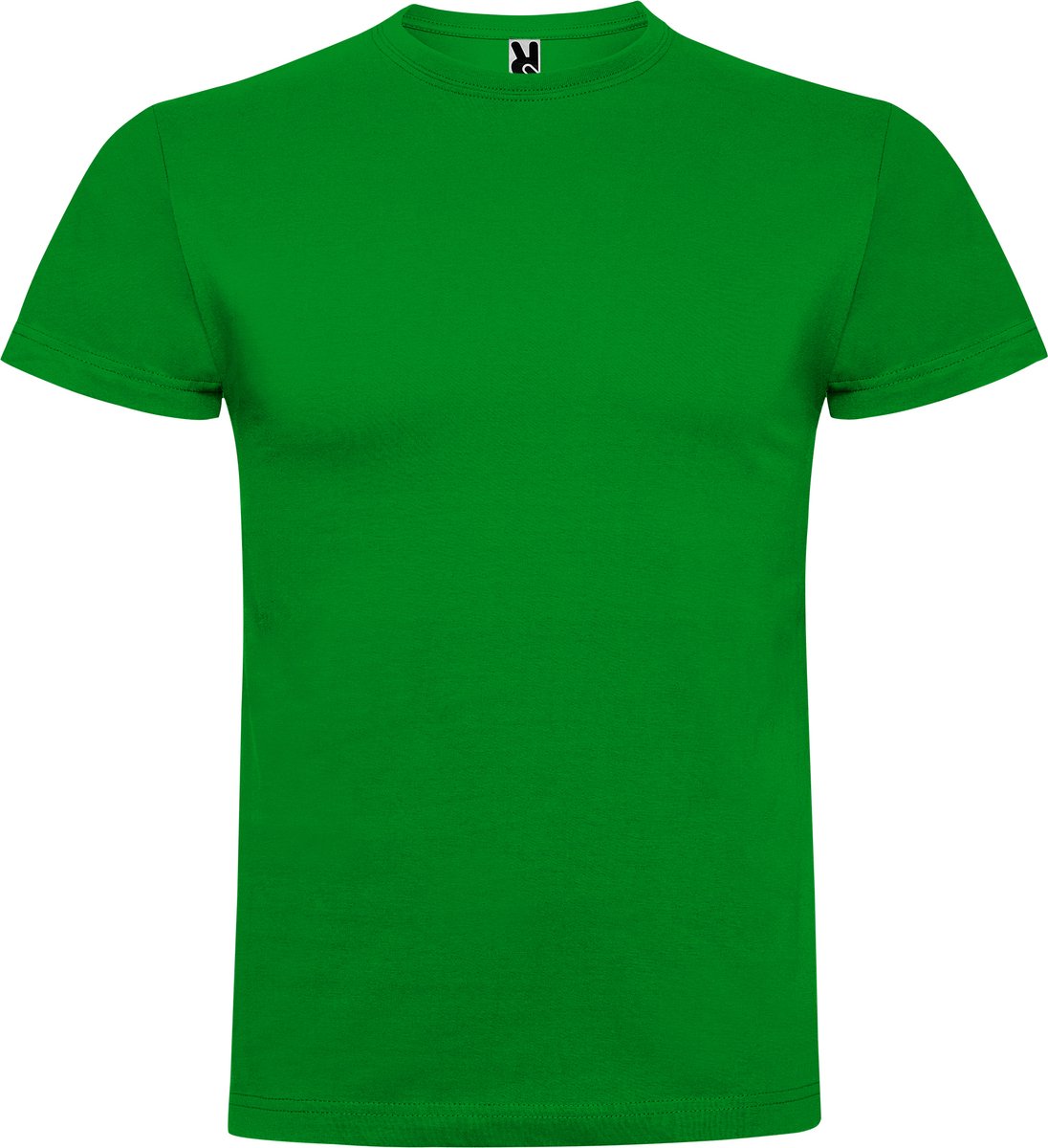 4 Pack Gras Groen t-shirts Roly Braco 180 gram Premium maat M