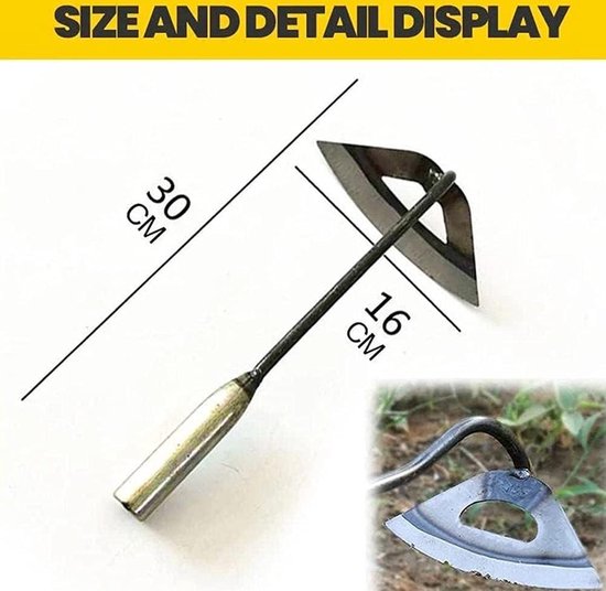 Tuin Schoffel Schoffel Wieden Hark Handheld Stalen Holle Schoffel Planten Groente Tuinieren Losmaken Bodem Apparatuur Tuingereedschap Schoffel