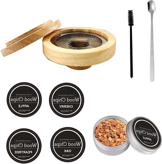 Roken Kit voor Cocktails - Whiskey Roken Kit met Wijn en Bourbon Roker ...