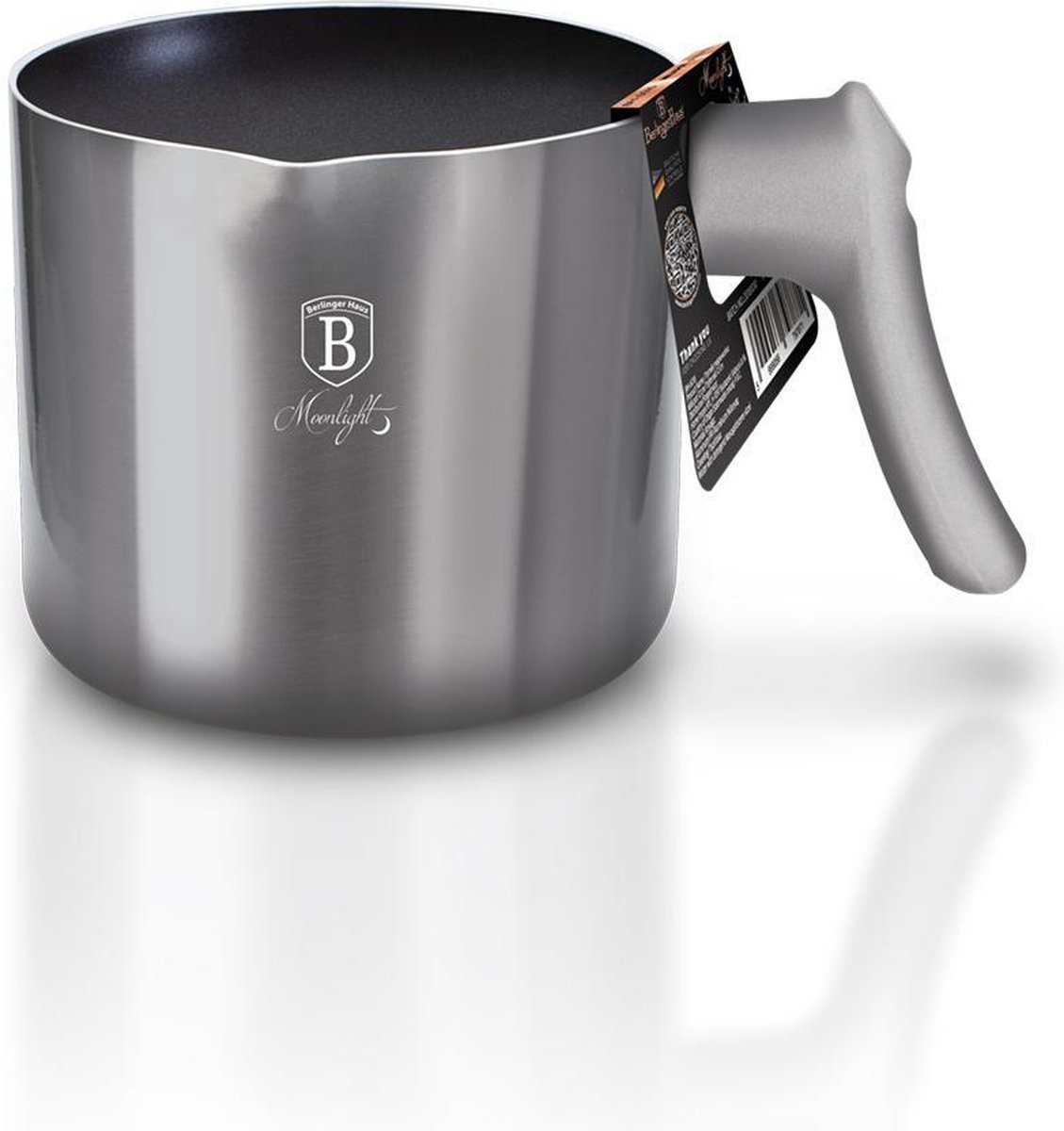 Berlinger Haus 6016 - melkpan - moonlight edition - 1.2 liter - 12 cm Aluminium NIET geschikt voor inductie