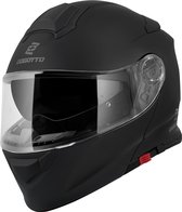 Bogotto H271 Solid Mat Zwart Systeemhelm - Maat XL - Helm