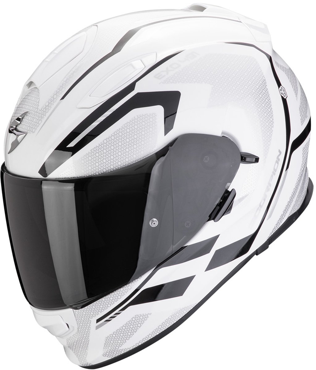 Scorpion EXO-491 Kripta Wit-Zwart Integraalhelm - Helm