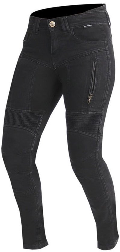 Trilobite 661 Parado Skinny Fit Ladies Jeans Regular Zwart Level 2 - Maat 32 - Broek