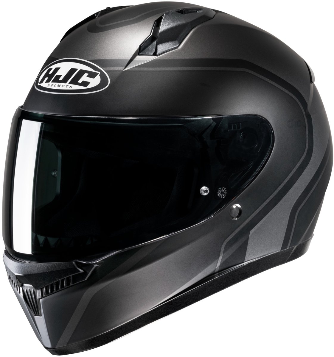HJC C10 Elie Zwart Grijs Integraalhelm - Maat XXS - Helm