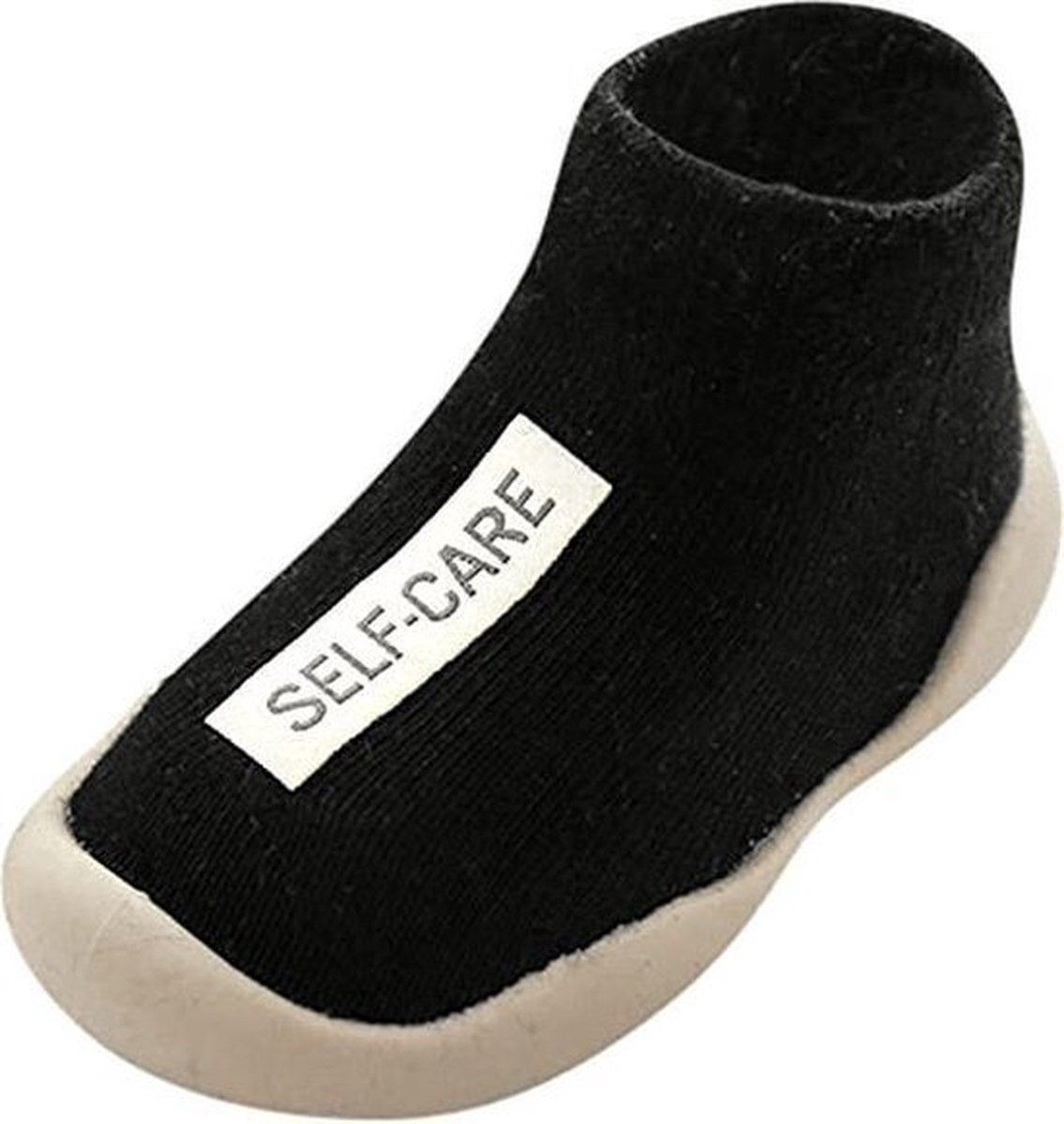 Antislip Baby Schoentjes - Eerste Loopschoentjes - Baby cadeau - Maat 20,5 - 12-18 Maanden - 13 cm - Zwart