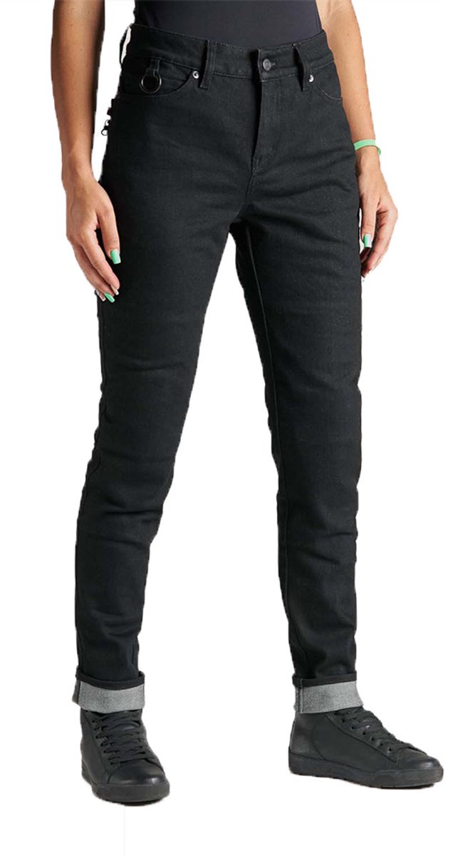 Pando Moto Kissaki Arm 01 Dames Slim Fit Motorjeans - Broek