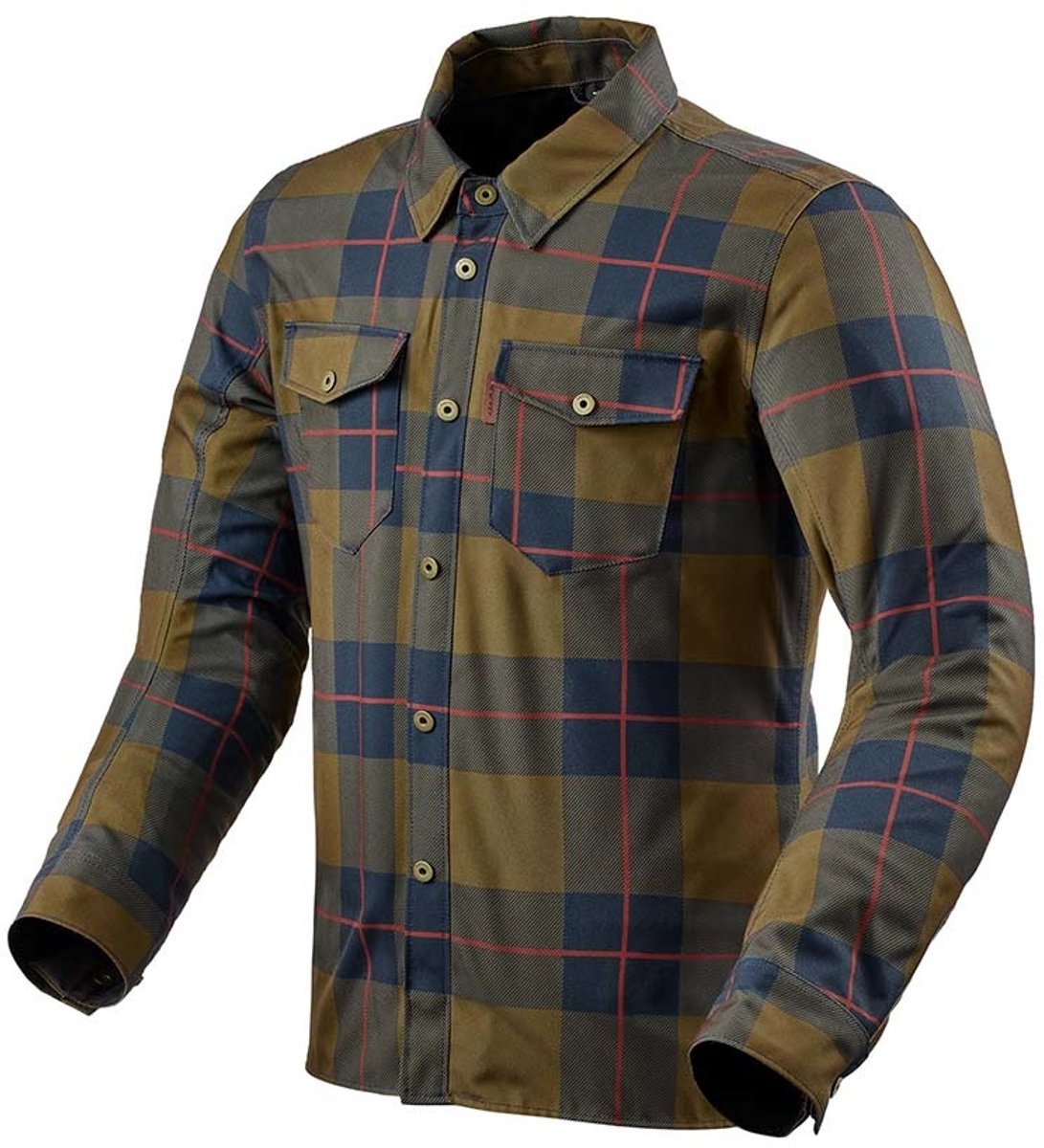 REV'IT! Bison 2 H2O Overshirt Ocher Geel - Maat M - Jas