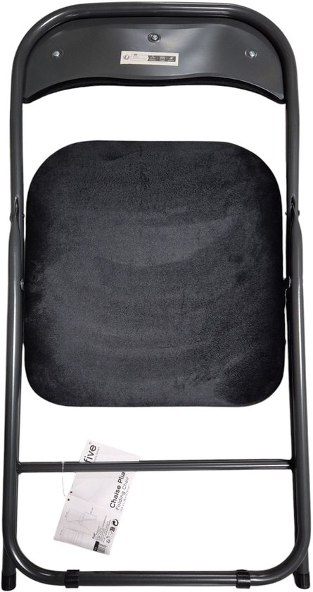 Chaise - Pliable - Zwart