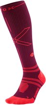 STOX Energy Socks Hardloopsokken Dames - Compressiekousen - Compressie Sokken Hardlopen - Sportsokken Bordeaux - Maat M: 38-40 - 1 Paar