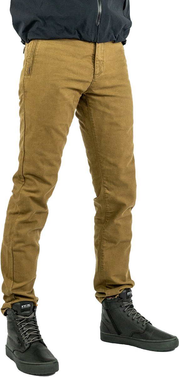 Helstons Corden Katoen Armalith Khaki Motorbroek - Broek