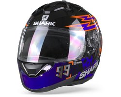 Shark Ridill 1.2 Catalan Bad Boy Zwart Blauw Oranje KBO Integraalhelm - Maat XS - Helm