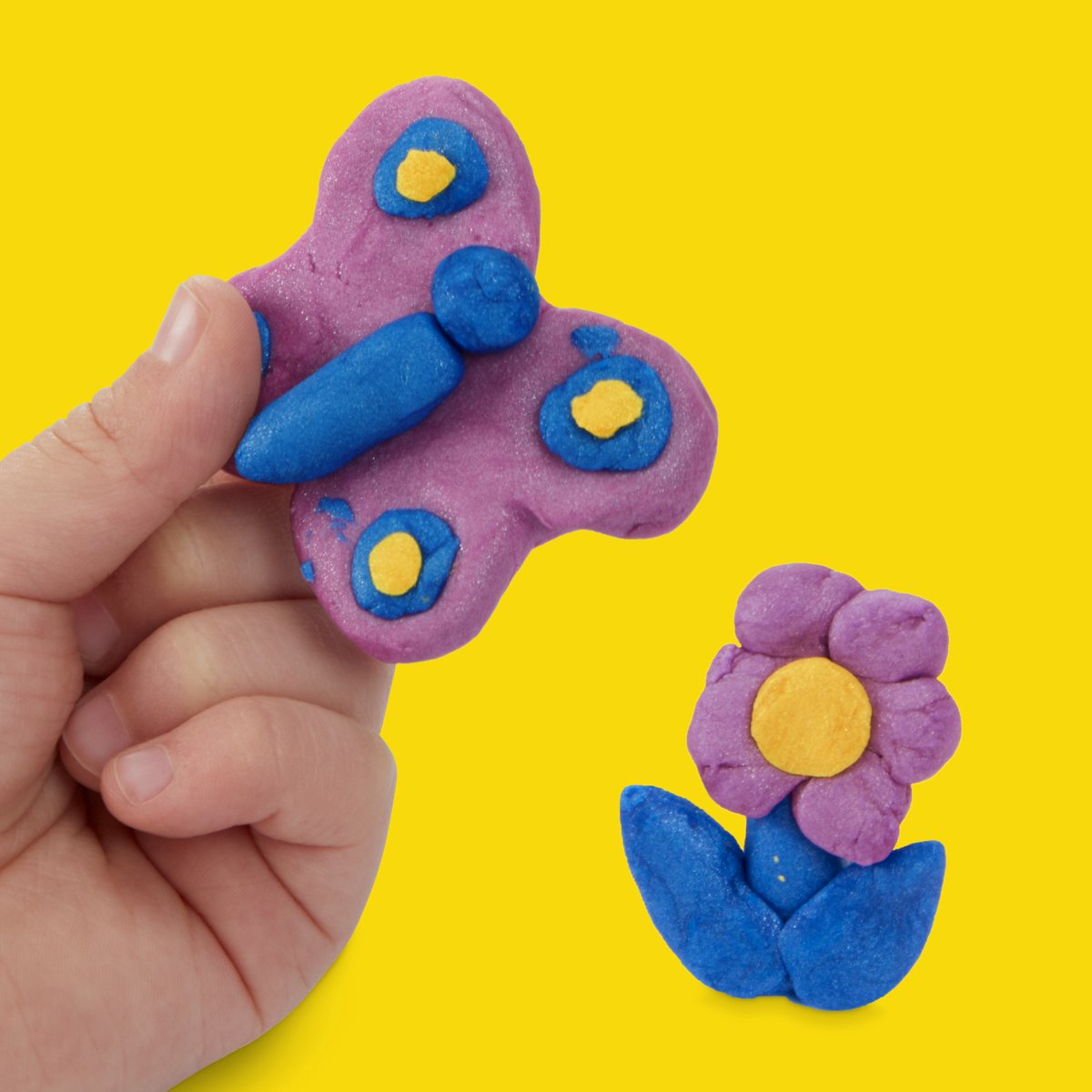 Play-Doh 4-pack Metallic glans boetseerklei — afbeelding 10