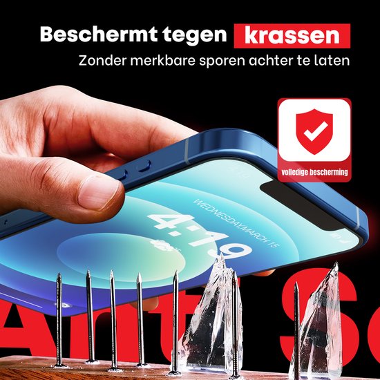 protecteur d'écran iphone 12 - Glas S4 Ultra Strong - verre protecteur d'écran iPhone 12 - 2 pièces - protecteur d'écran iphone 12 6.1 - protecteur d'écran iPhone 12