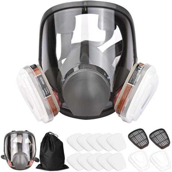 3in1 suite 3M 6800 Volgelaatsmasker Gasmasker masker veiligheidsmasker een COMPLEET