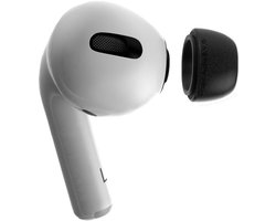 Foam eartips geschikt voor Airpods Pro (2) - 6× Extra Small - Zwart - zachte memory foam opzet oortjes - foamigo®