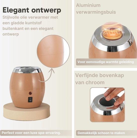 Massage olieverwarmers - De Massagespecialist