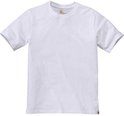 Een effen witte Carhartt t-shirt met ronde hals en korte mouwen.