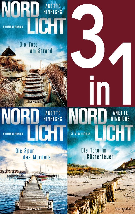 Nordlicht Band 1-3: Die Tote am Strand / Die Spur des Mörde ... - cover