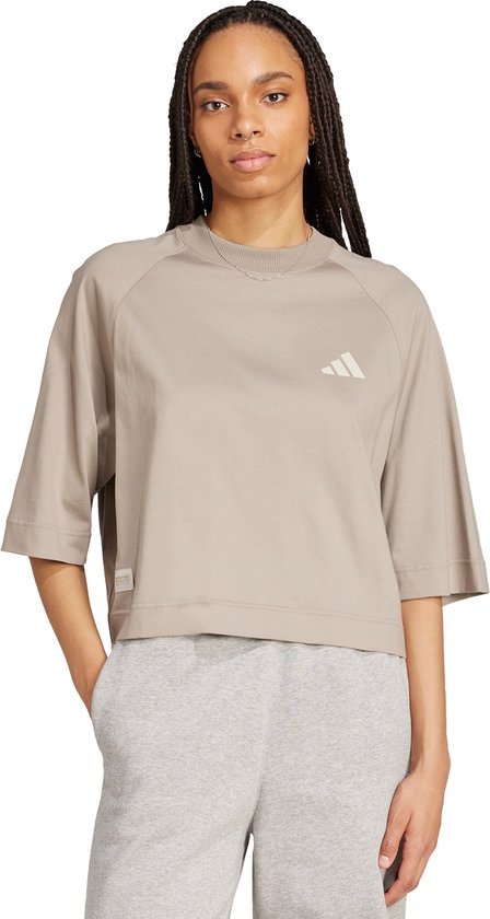 Foto: Adidas performance mercedes amg petronas formula one team premium sweat t shirt dames beige l