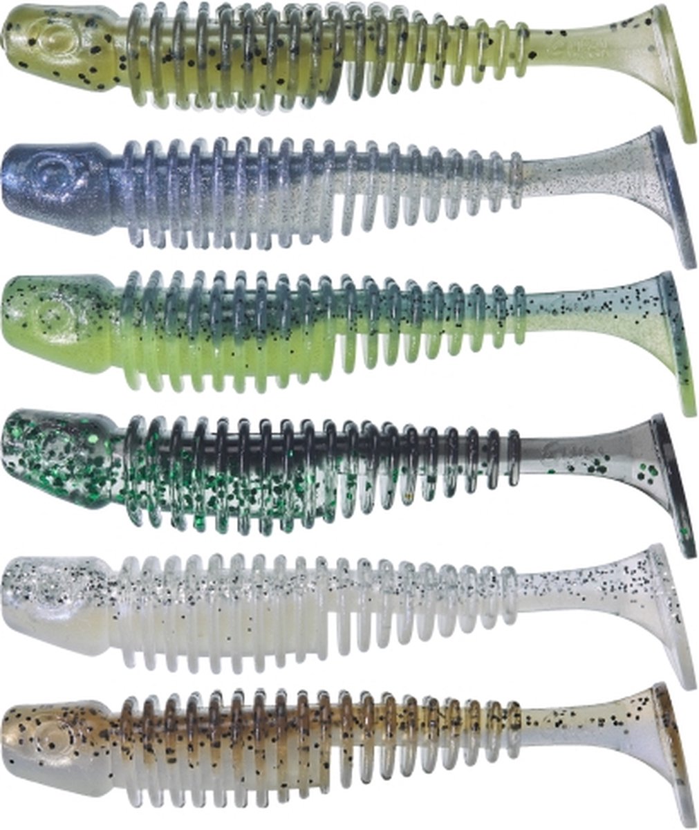 Gunki Tipsy SXL Clear Water Box Shads 13cm (21.5g) (30 Stuks) | Shad