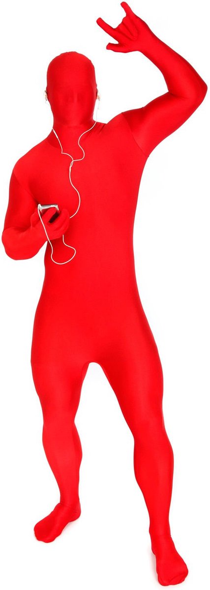 Adults M-Suit Green Second Skin Halloween Fancy Dress Costume - Size XL - 5'10-6'2 (178cm-188cm