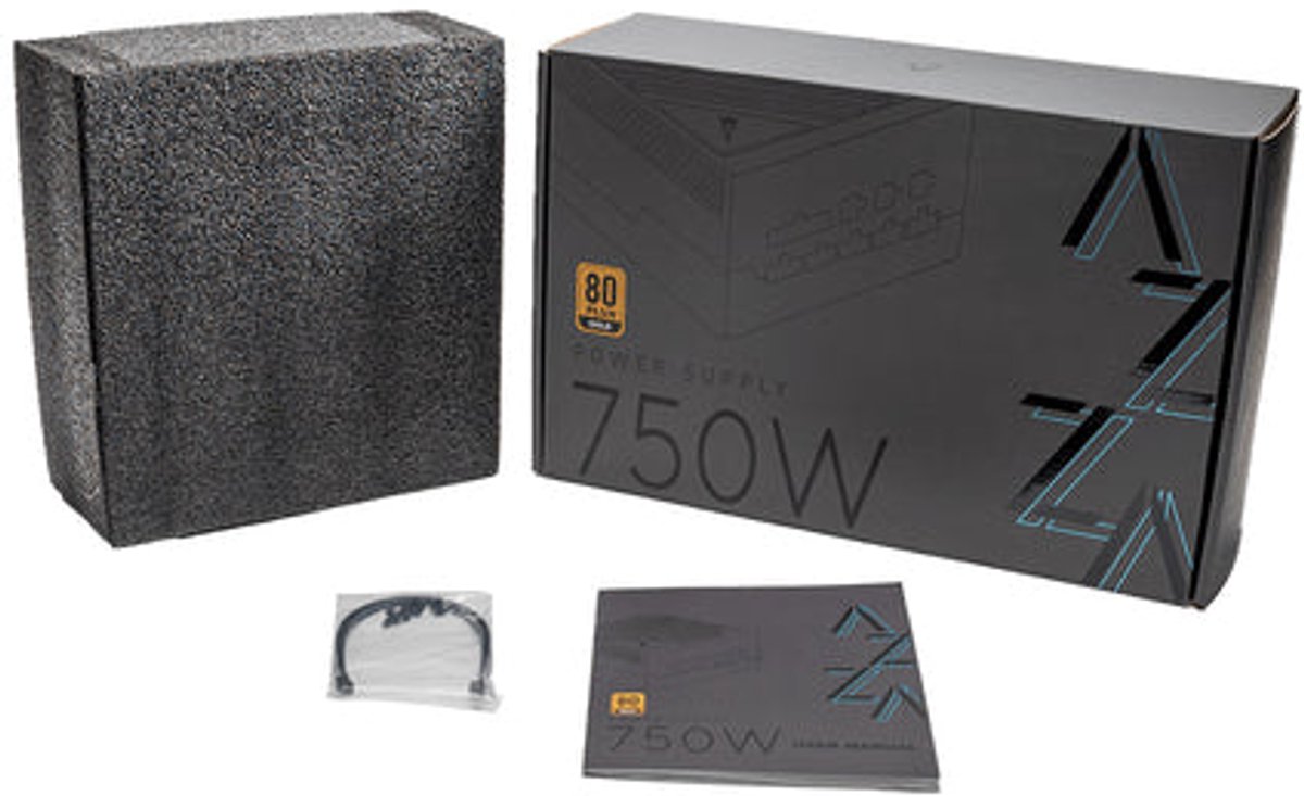 Azza PSAZ-750G power supply unit 750 W 20+4 pin ATX ATX Zwart