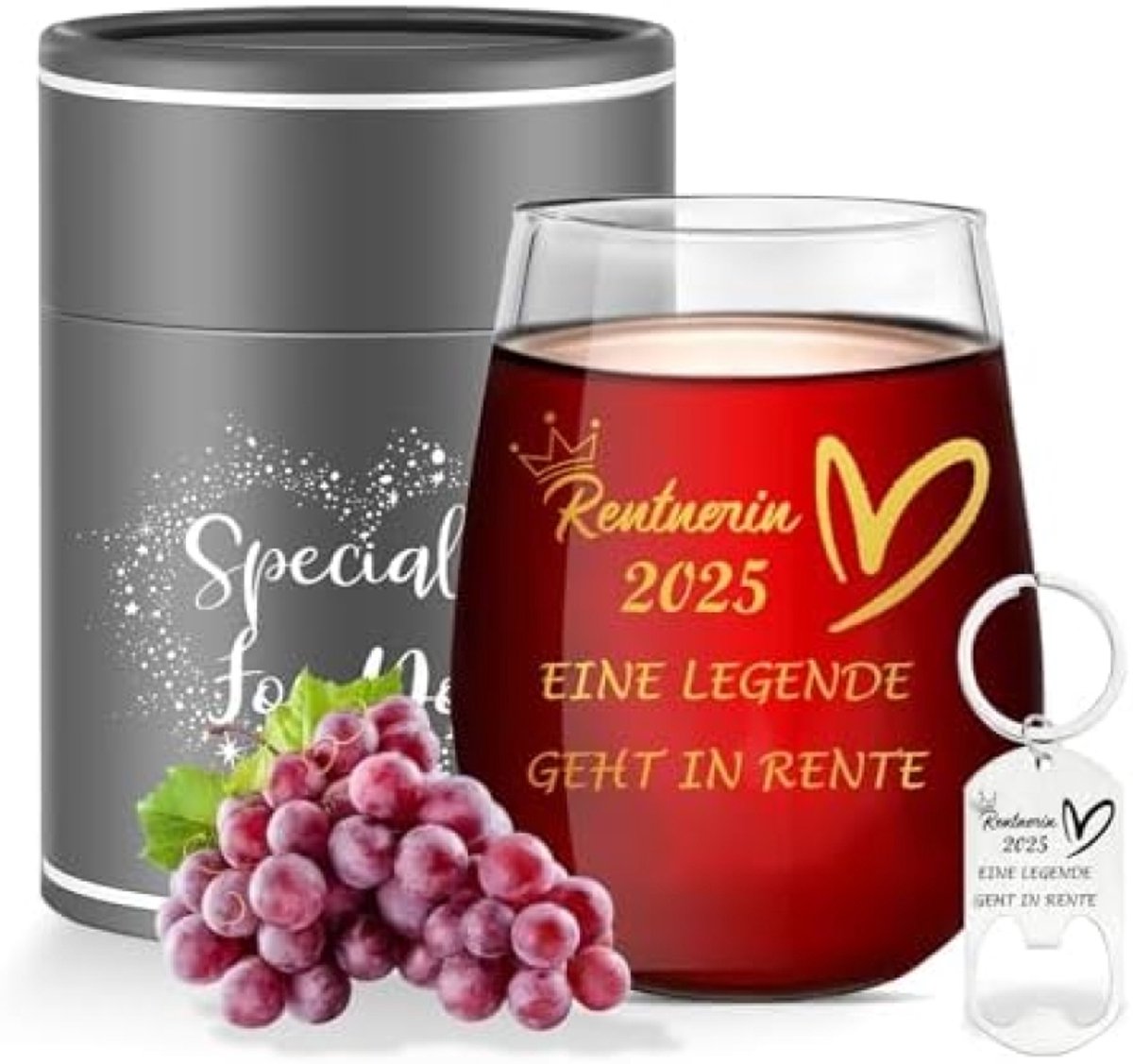Selbro ® Pensioengeschenken voor vrouwen 2024 afscheidsgeschenk collega's pensioen cadeau wijnglazen pensioen cadeau vrouw en mannen gepensioneerden geschenken voor vriendin pensioen decoratie