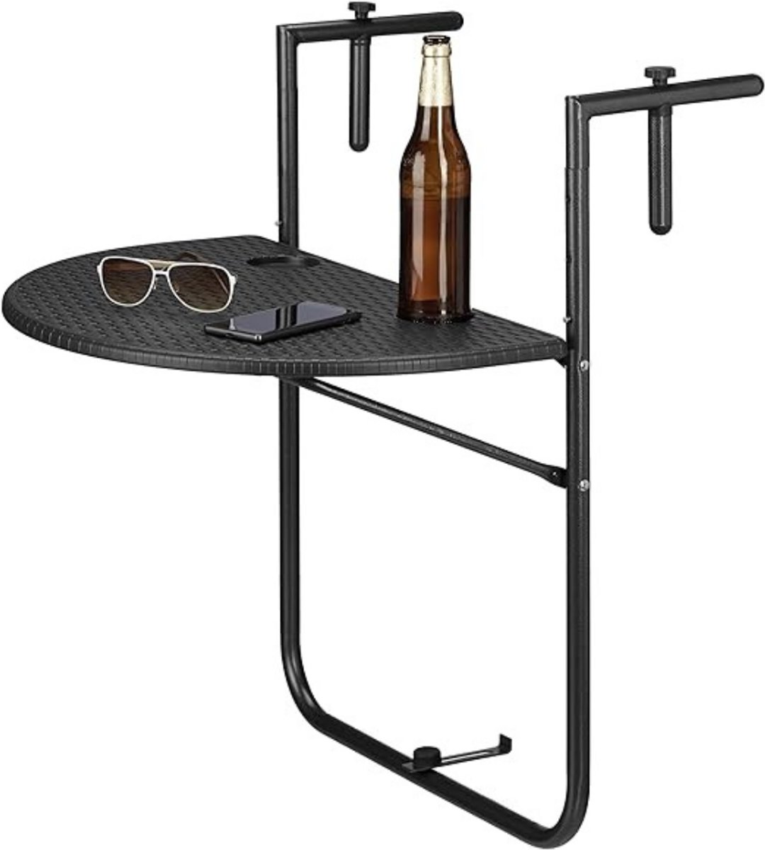 Balkontafel Hangend - Inklapbare Balkontafel - Tafel Voor Aan Het Balkon - Hangende Balkontafel - Weerbestendige Balkontafel