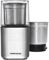 Rommelsbacher kruiden- & koffiemolen EGK 200 – elektrische specerijenmolen met RVS mes en maalruimte – voor koffie, kruiden en noten