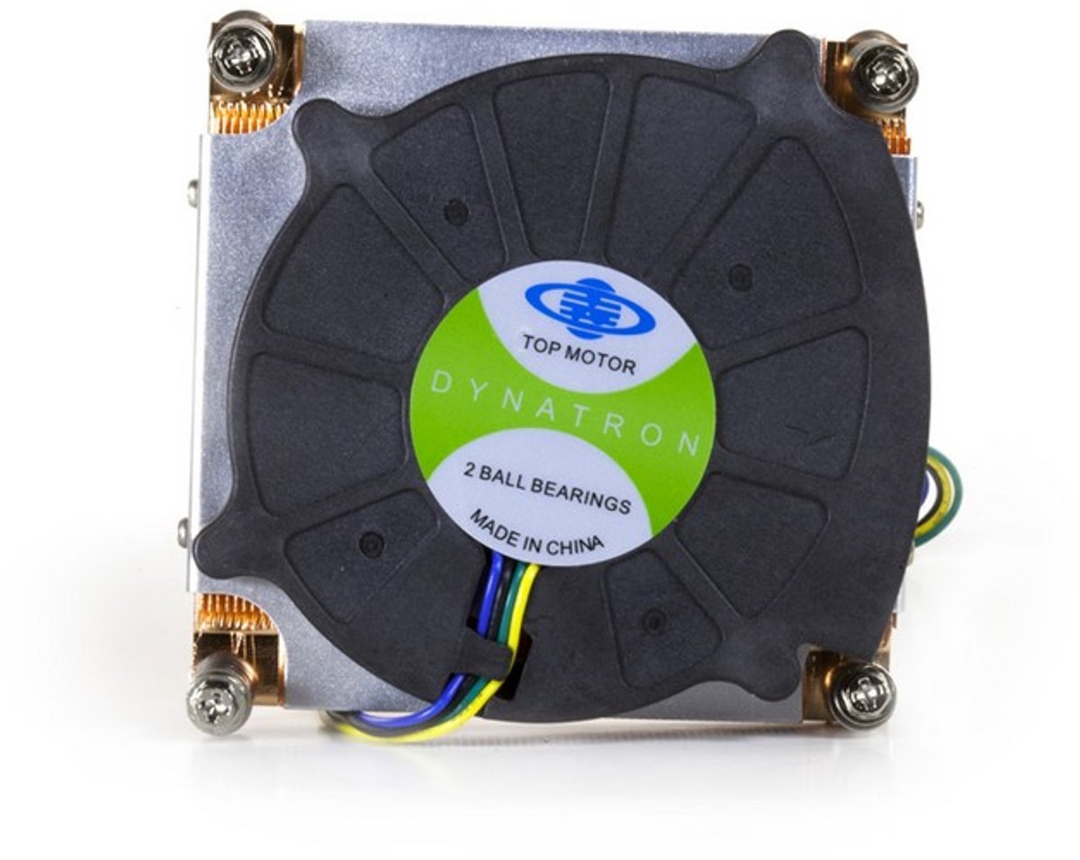 Inter-Tech K-199 - Koeler voor processor - 1U server - 14.71 cfm - 5000 rpm - 20.7 - 51.7 dBA - voor Intel LGA: 115x, 1200 - 4-pin PWM - koper - zwart