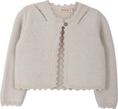 Minora Baby Gebreid Vest - Baby kleding jongens en meisjes- Hoogwaardige Baby vest- Kraamcadeau - Babyshower, Newborn-Beige 9/12 Maanden
