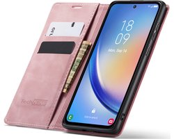 Hoesje geschikt voor HTC U24 Pro - Book Case Leer Slimline Roze