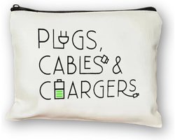 Kabel etui - Organizer voor kabels, opladers en adapters - Travel case - Opbergzakje
