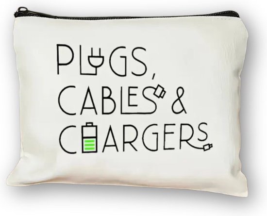 Kabel etui - Organizer voor kabels, opladers en adapters - Travel case - Opbergzakje