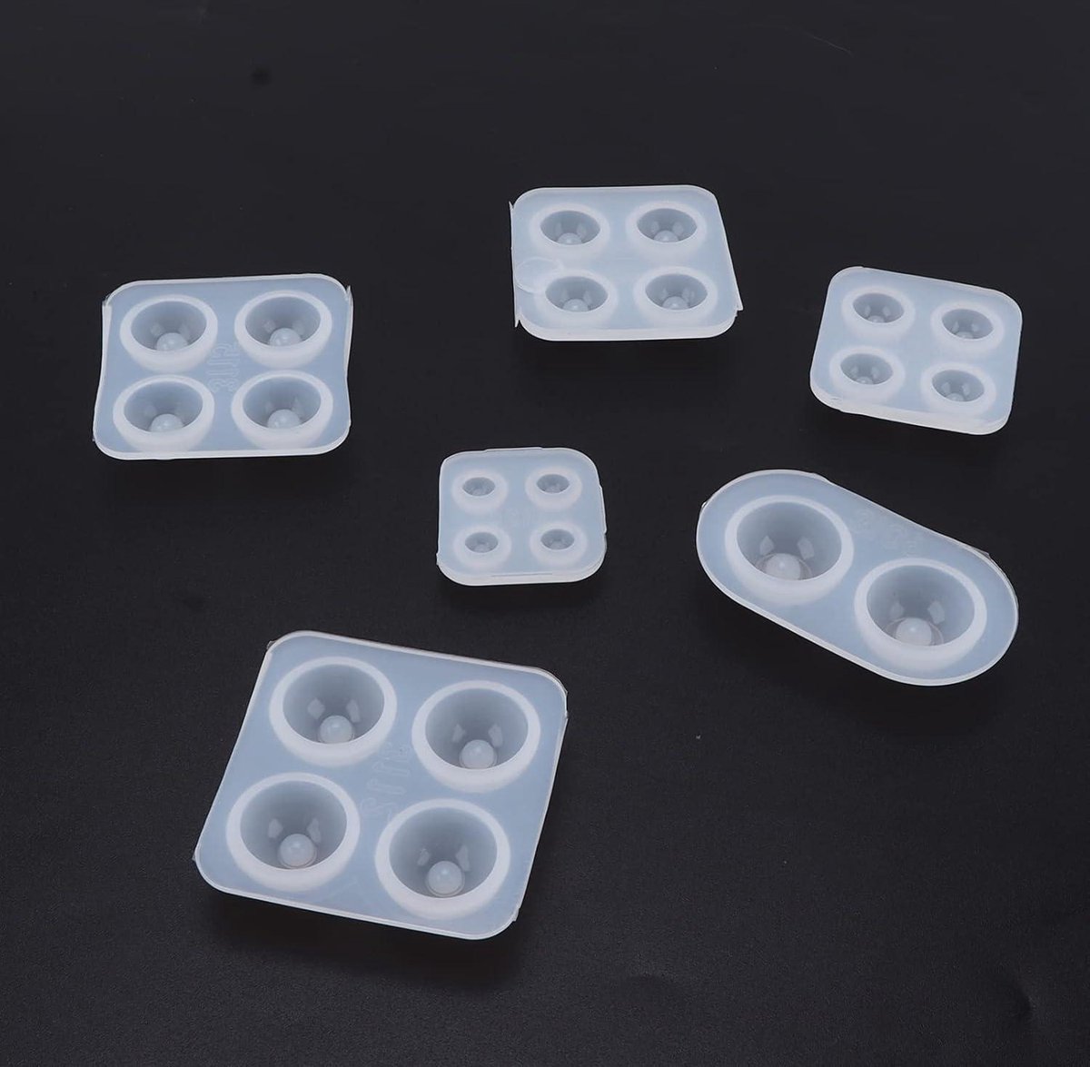 7-delige Set Siliconen Mallen Voor Het Maken Van Hars Bladwijzers Inclusief Gekleurde Kwasten Rechthoekige En Dierlijke Vormen Doe Het Zelf Epoxy Bladwijzer Transparant Design