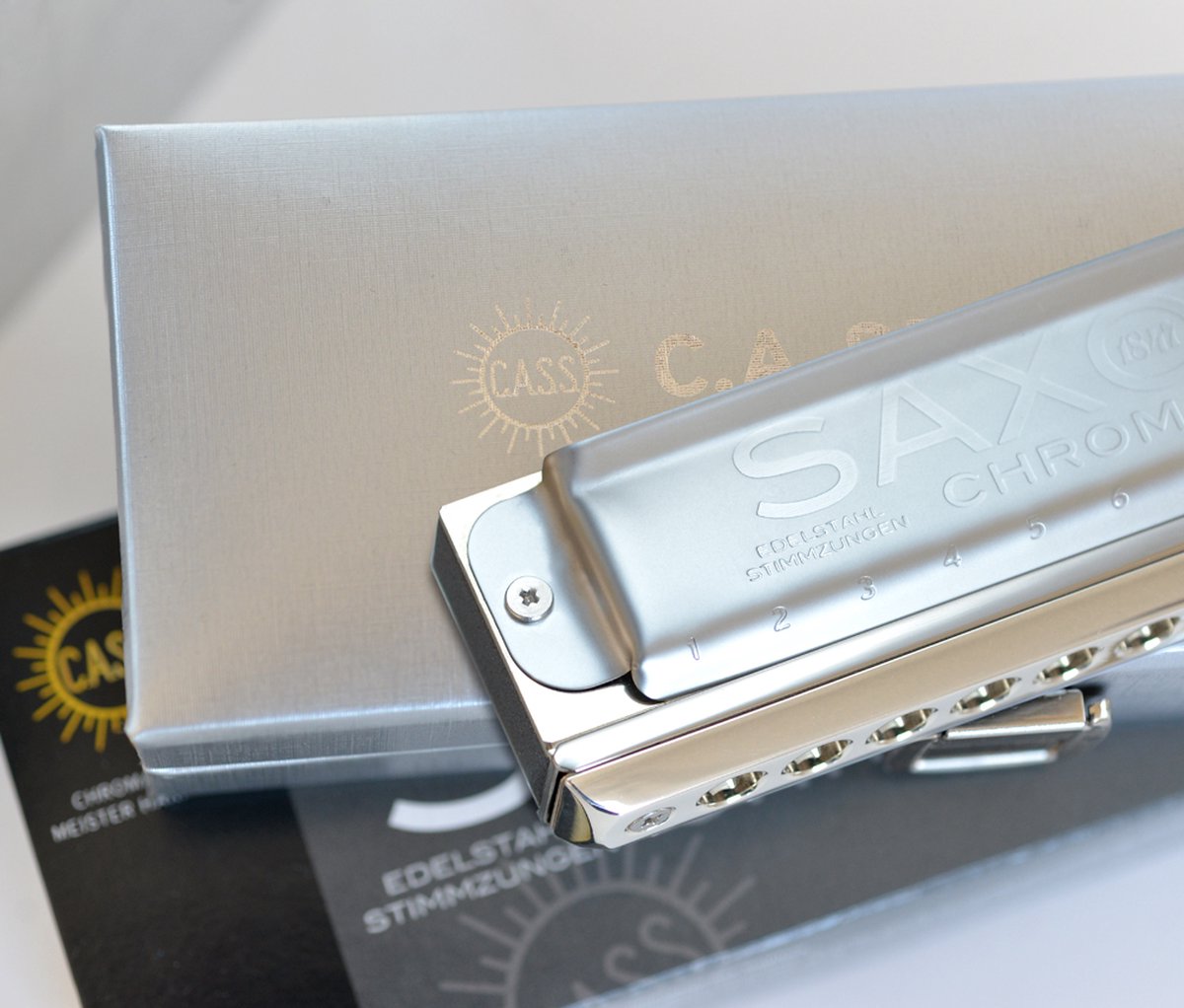 Seydel Saxony Solo C - chromatische mondharmonica - 12-gaten - topmerk - kwaliteit