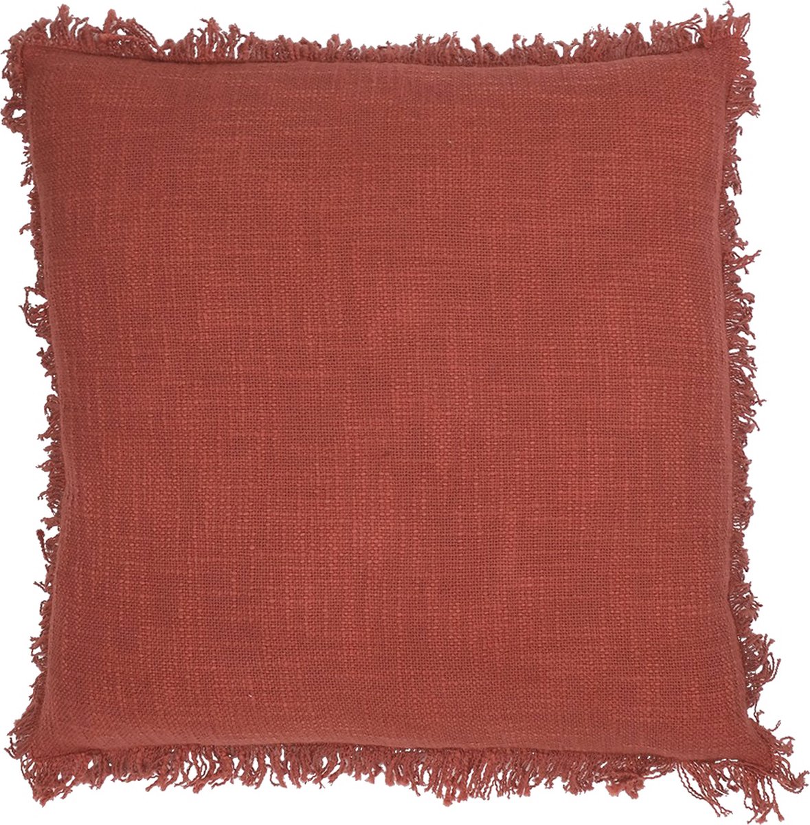Linen & More Lioni kussen oranje 45x45cm