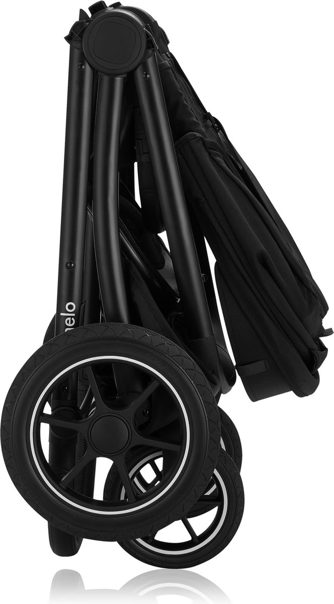 Lionelo Meril 3in1 Kinderwagen - Buggy – XL Reiswieg, Wandelwagen & ADAC-gecertificeerd Autostoeltje – All-Terrain Wielen – Compleet Accessoireset – UPF50+ thumbnail 5