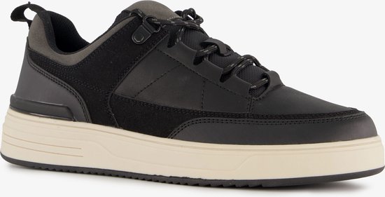 Skechers Stijlvolle Stoffen Sneakers voor Heren Grijs Heren