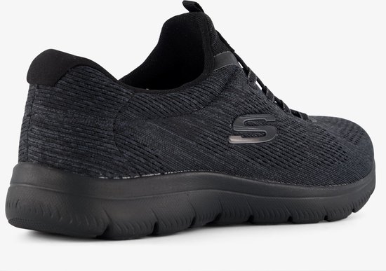 Skechers Summits - Baskets femme Fun Flair - Zwart - Confort Extra - Mousse à mémoire de forme - Taille 37
